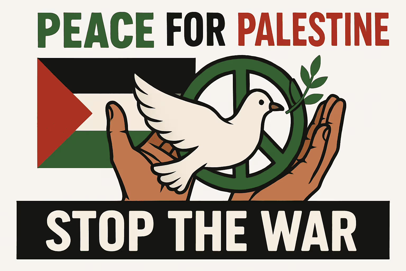 Paz para a Palestina - Parem a guerra