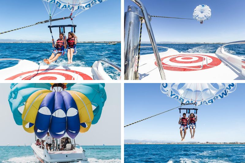 parasailing in Mallorca