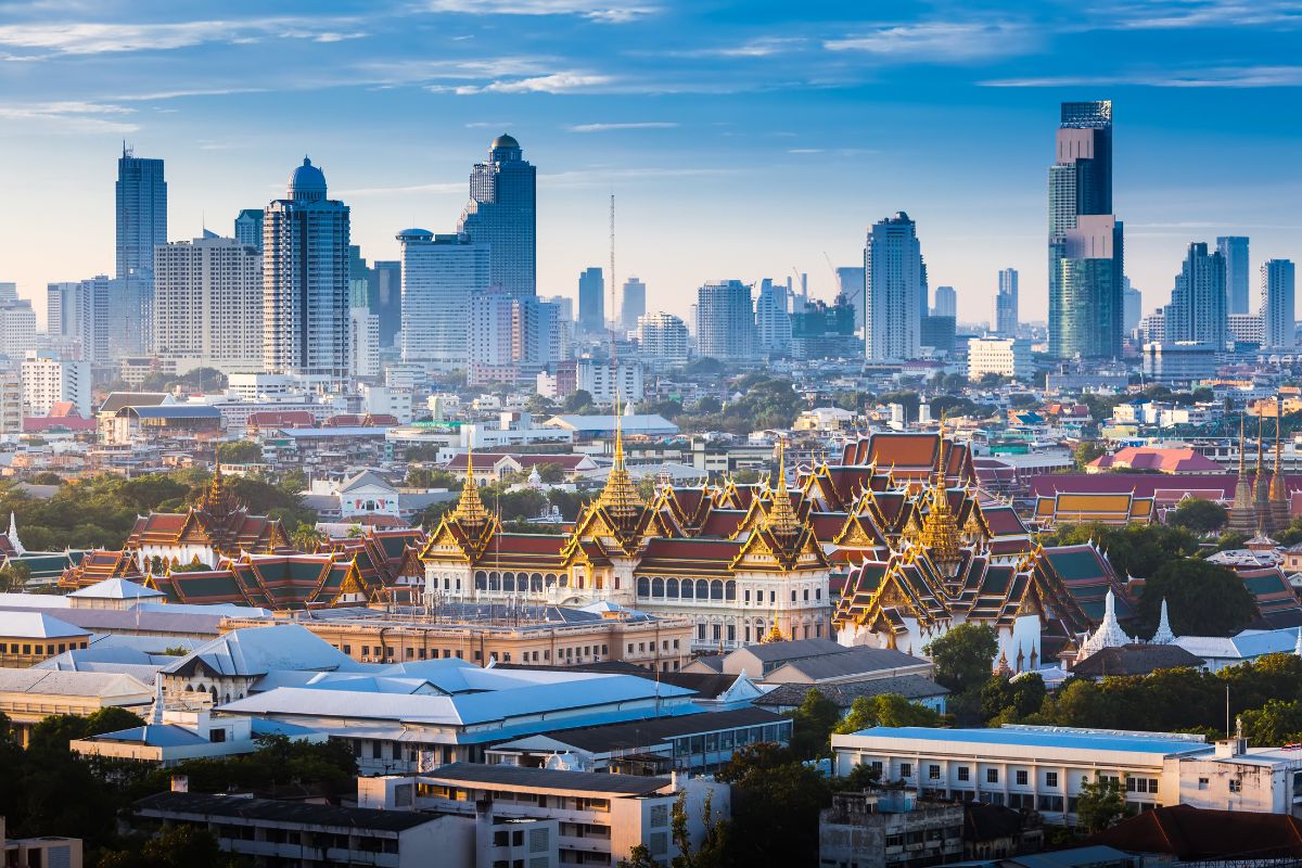 sunrise in Bangkok