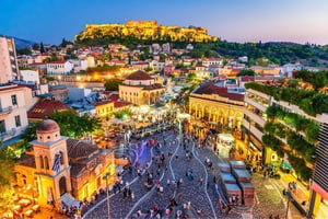 Paragliding in Athens