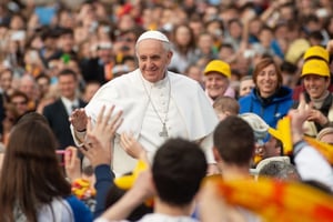 Papal audience in Rome