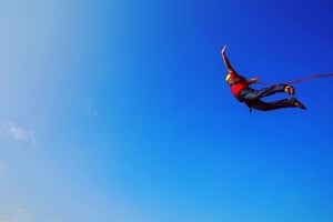 Bungee jumping a Barcellona